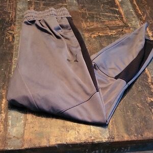 Puma Gray and Black Athletic Pants